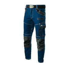 Darba bikses Jeans stretch zilas